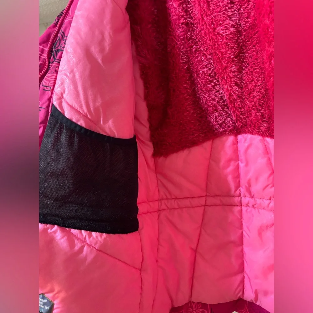 Columbia Kids' Fuchsia Floral Puffer Jacket - Picture 8 of 11